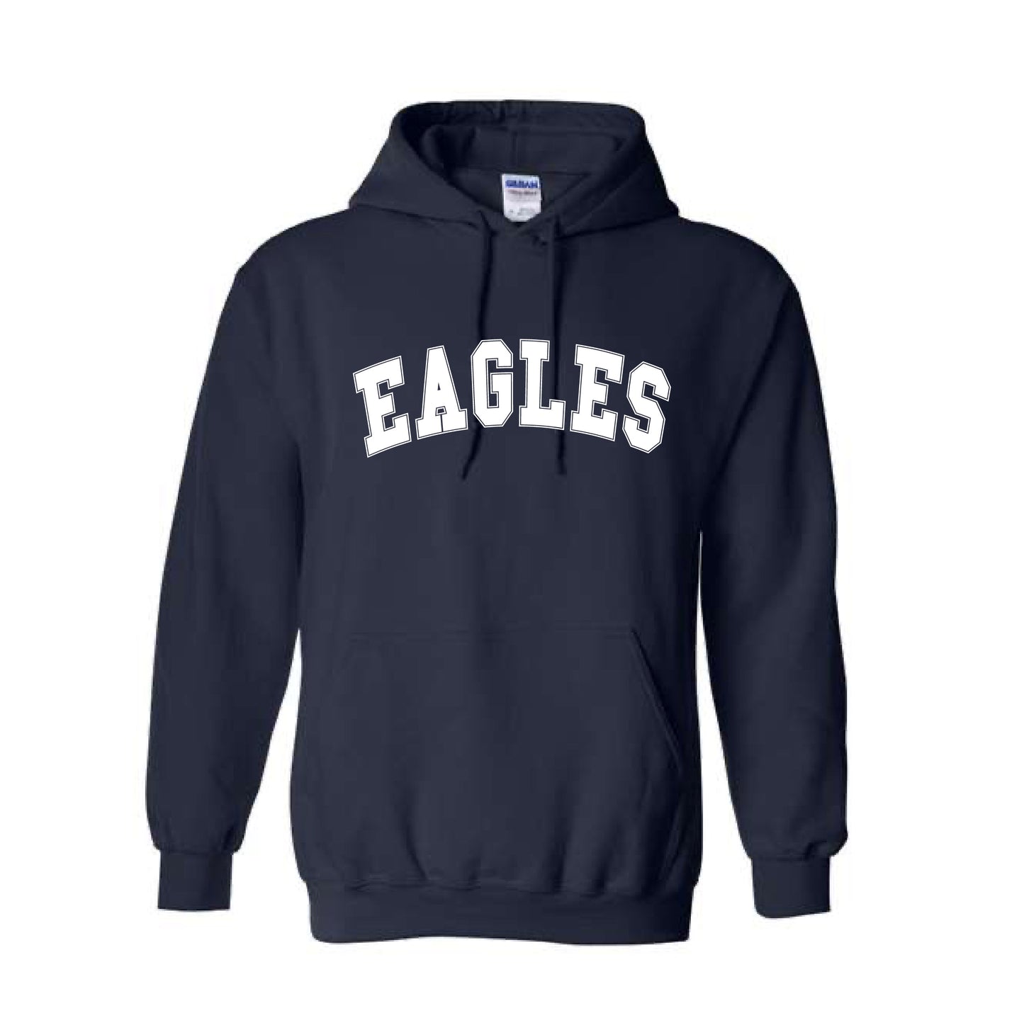 SVMS Eagles | ADULT Gildan Heavy Blend Hoodie in Navy