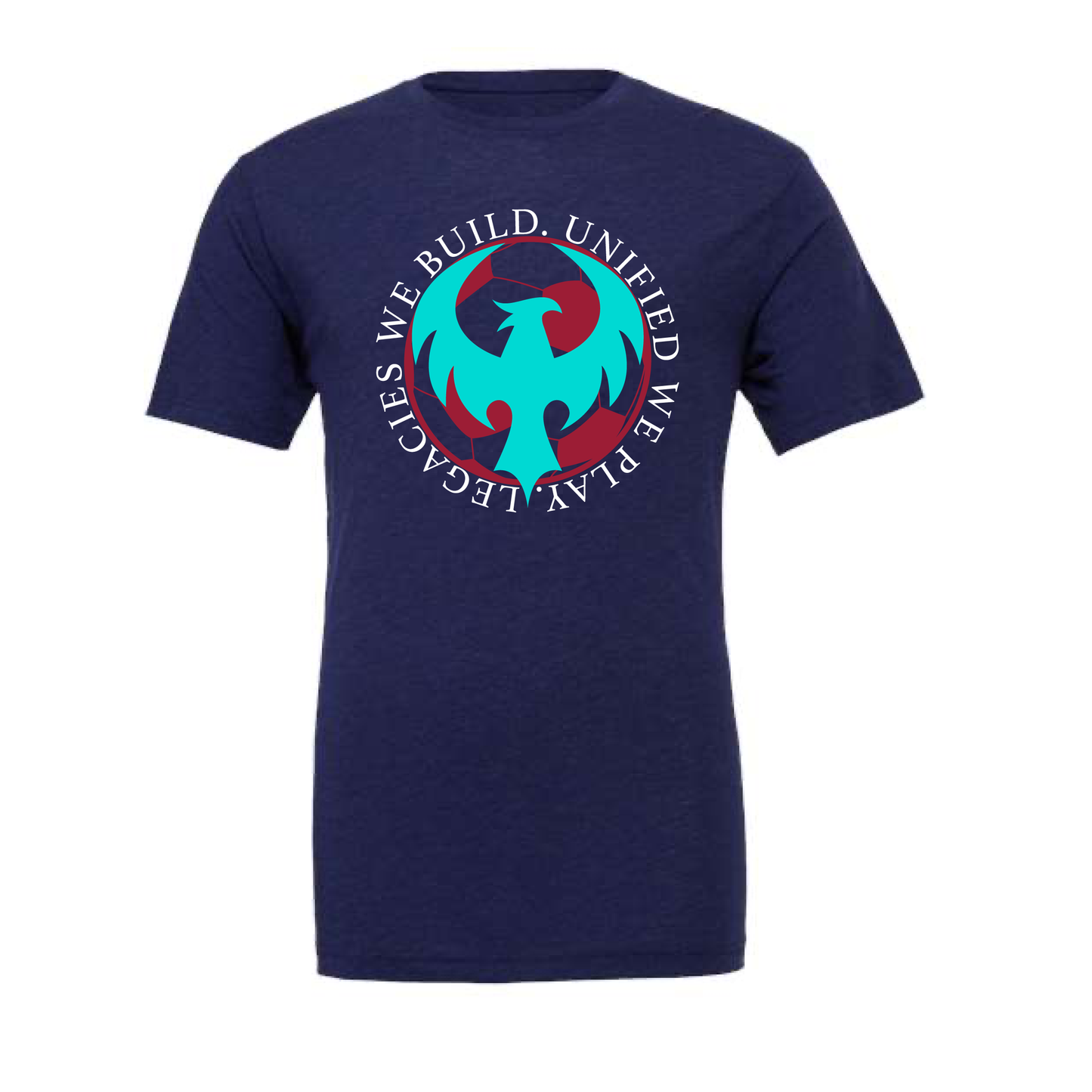 ULFC Circle Logo | ADULT Unisex Bella Canvas Triblend Tee in Navy