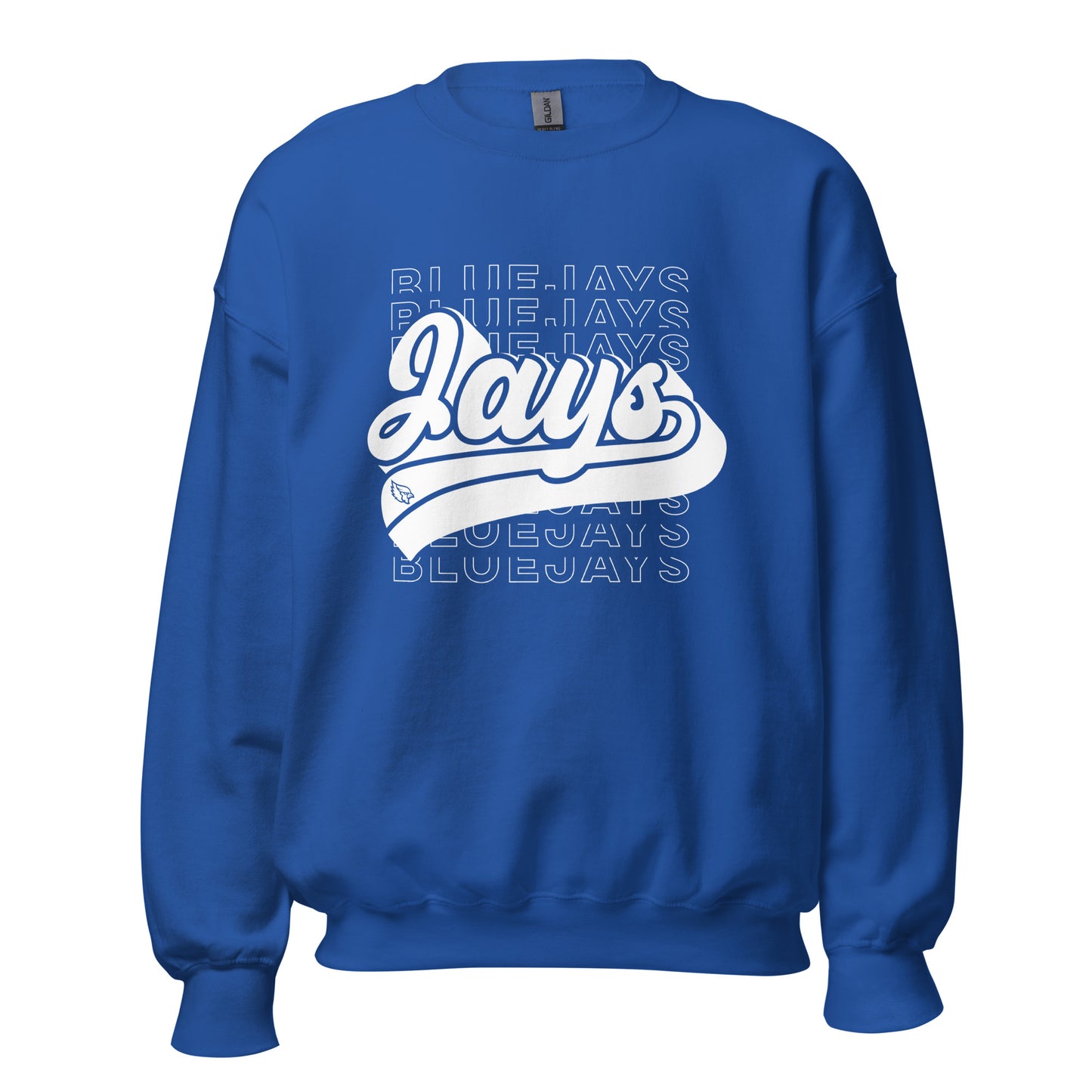Jays on Repeat Gildan Crewneck Sweatshirt