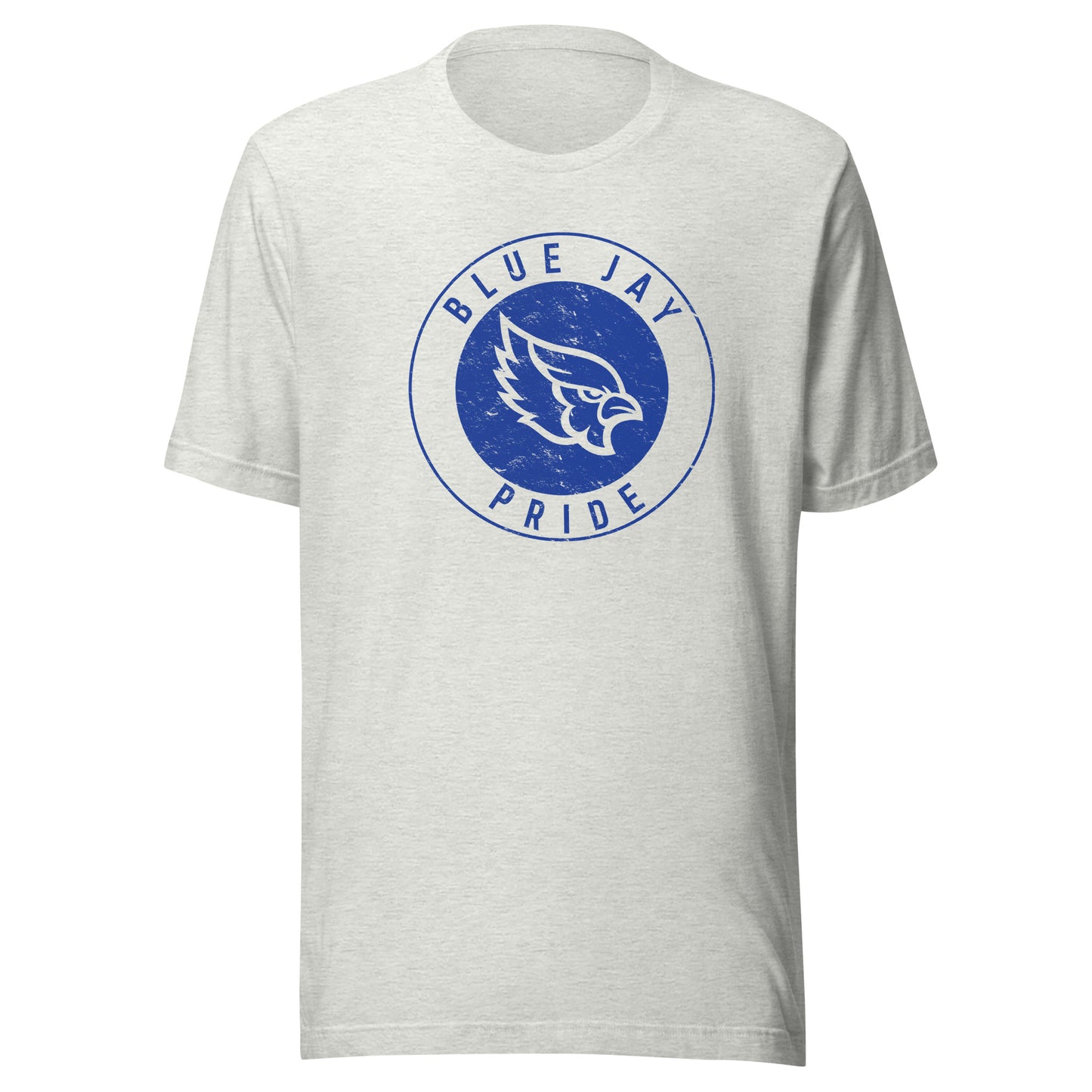 Blue Jay Pride Bella Canvas Jersey Tee in Ash