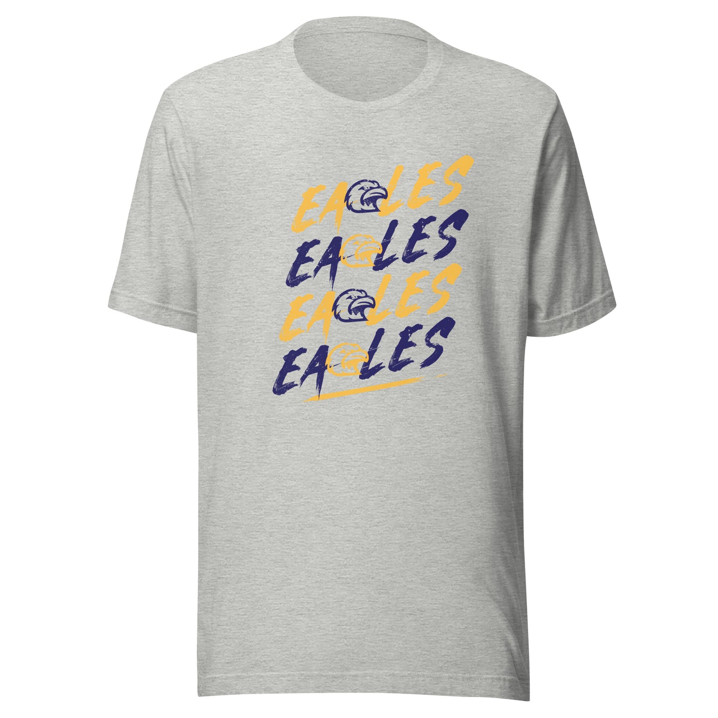 Eagles Graffiti Bella Canvas Jersey Tee in Athletic Heather