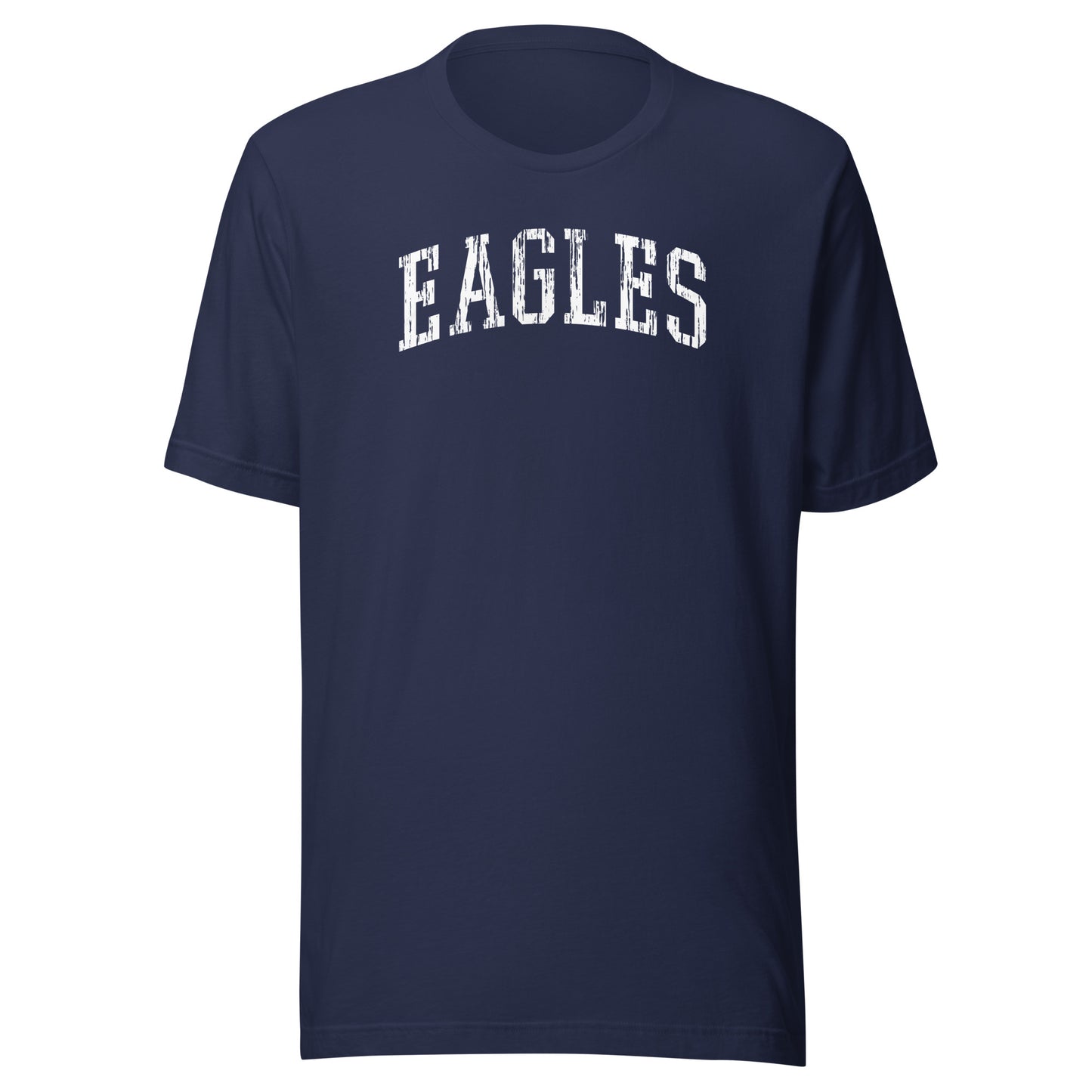 Eagles Arch Bella Canvas Jersey Tee in Navy