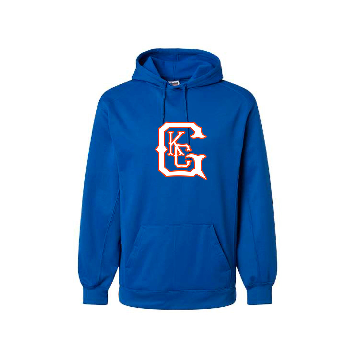 Adult KCG Performance Fleece Hoodie in Royal
