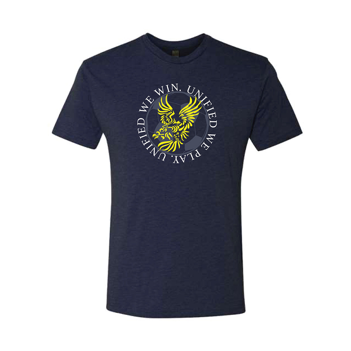 UFC Adult Unisex Next Level Triblend Tee in Vintage Navy