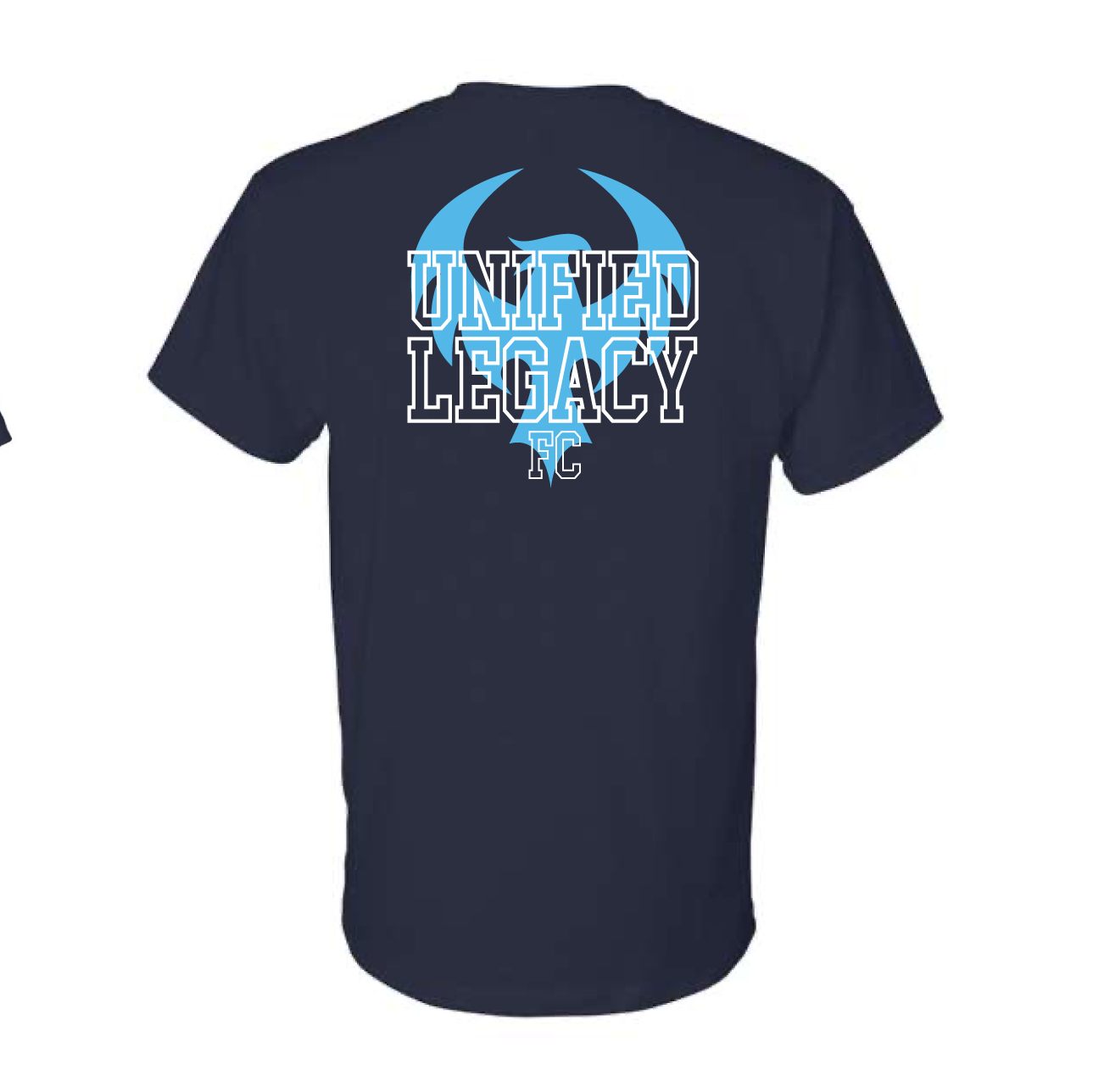 ULFC YOUTH Bird Emblem Unisex Gildan DryBlendTee in Navy