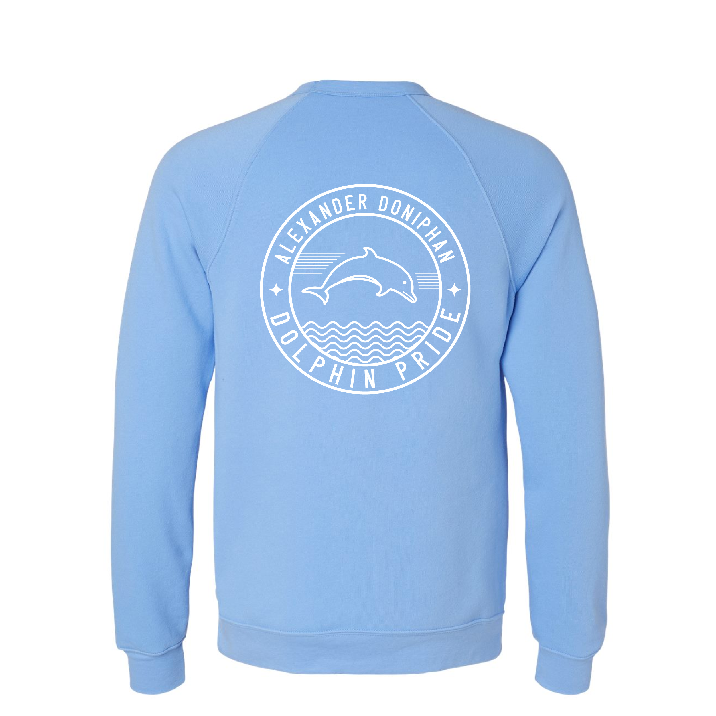 Alexander Doniphan | ADULT Bella Canvas Sponge Fleece Crewneck in Carolina Blue
