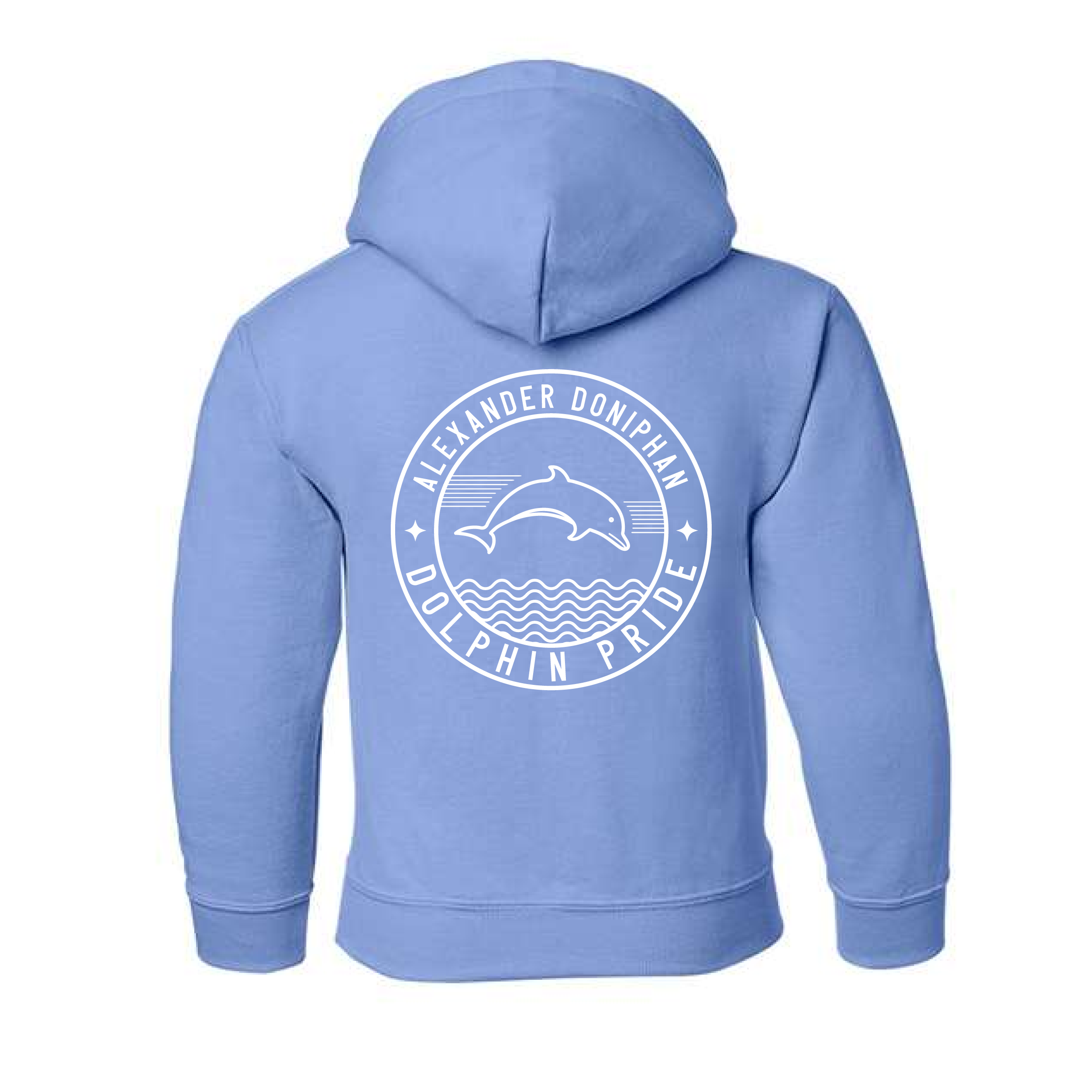 Alexander Doniphan | YOUTH Gildan Heavy Blend Hoodie in Carolina Blue