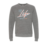 Load image into Gallery viewer, ASN &quot;Where There is Life&quot; | Bella Canvas Sponge Fleece Crewneck in Grey

