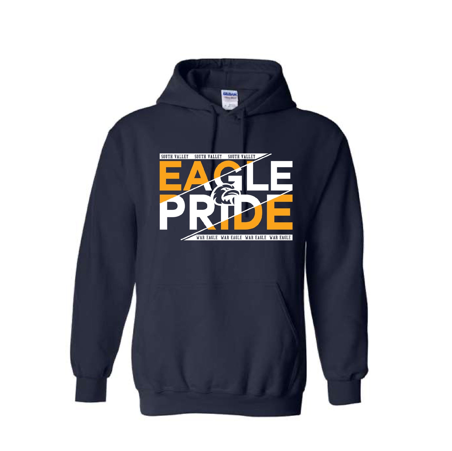 SVMS Eagle Pride | ADULT Gildan Heavy Blend Hoodie in Navy