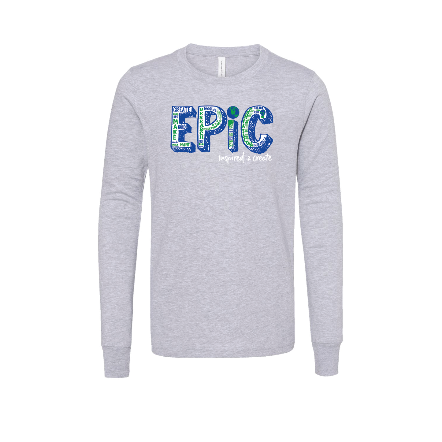 EPiC Code | YOUTH CVC Jersey Long Sleeve Tee in Assorted Colors