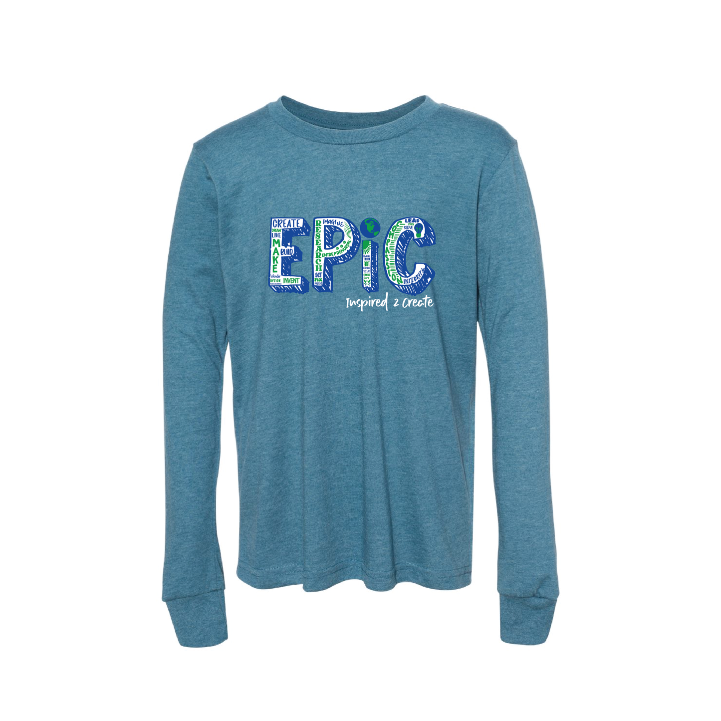 EPiC Code | YOUTH CVC Jersey Long Sleeve Tee in Assorted Colors