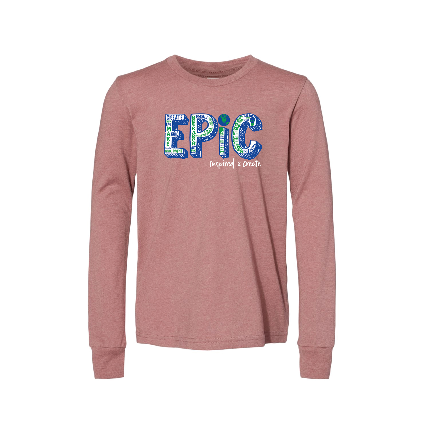 EPiC Code | YOUTH CVC Jersey Long Sleeve Tee in Assorted Colors