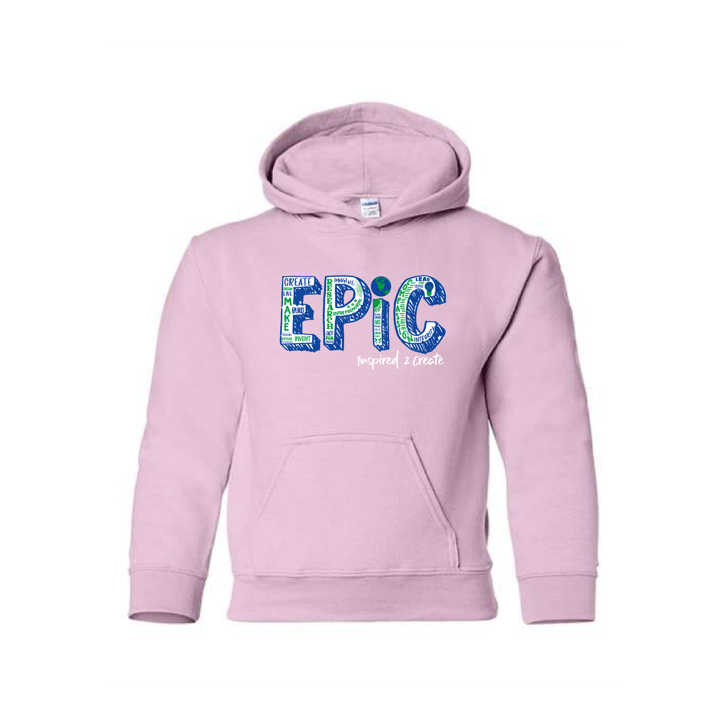 EPiC Code | YOUTH Gildan Heavy Blend Hoodie (Assorted Colors)