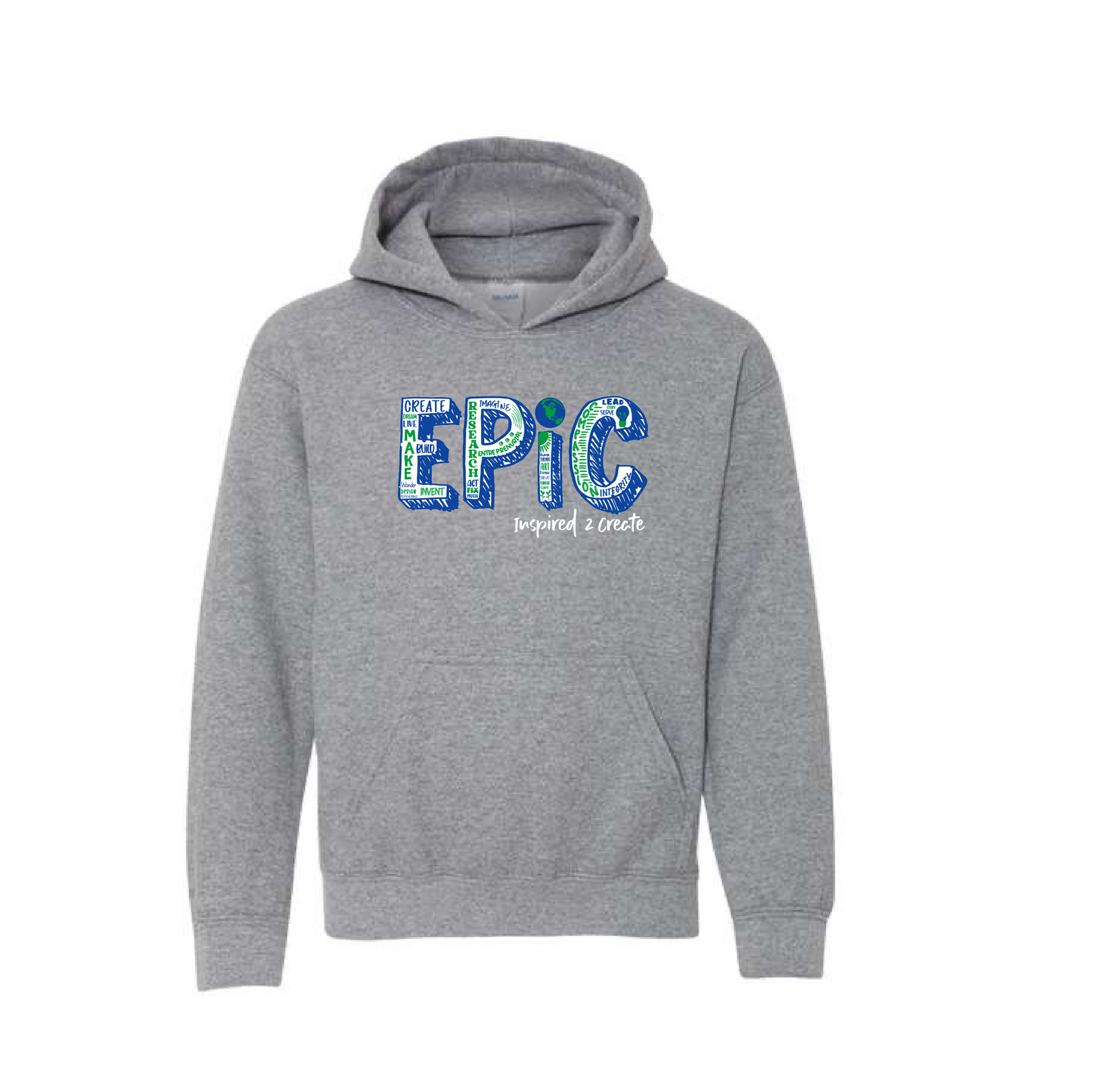 EPiC Code | YOUTH Gildan Heavy Blend Hoodie (Assorted Colors)