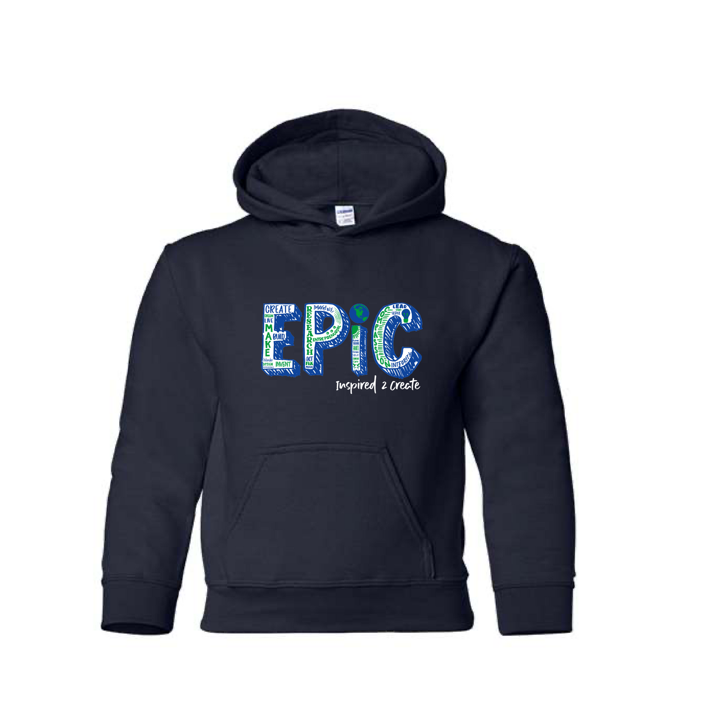 EPiC Code | YOUTH Gildan Heavy Blend Hoodie (Assorted Colors)