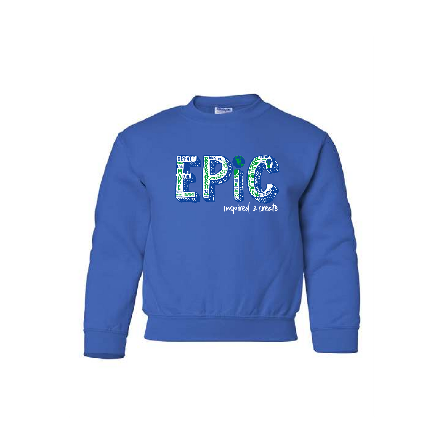 EPiC Code | YOUTH Gildan Heavy Blend Crewneck Sweatshirt (Assorted Colors)