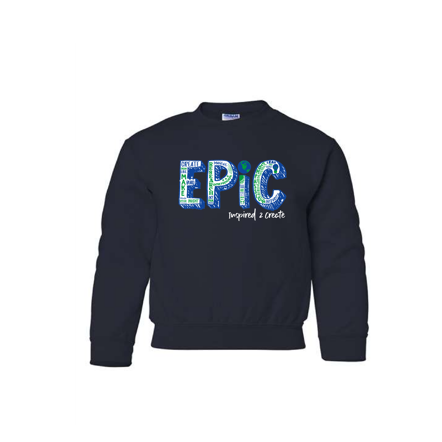 EPiC Code | YOUTH Gildan Heavy Blend Crewneck Sweatshirt (Assorted Colors)