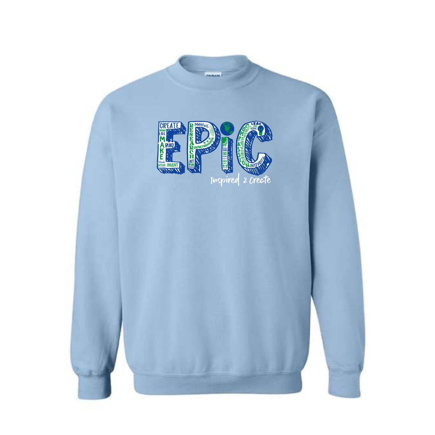 EPiC Code | ADULT Gildan Crewneck Sweatshirt in Assorted Colors