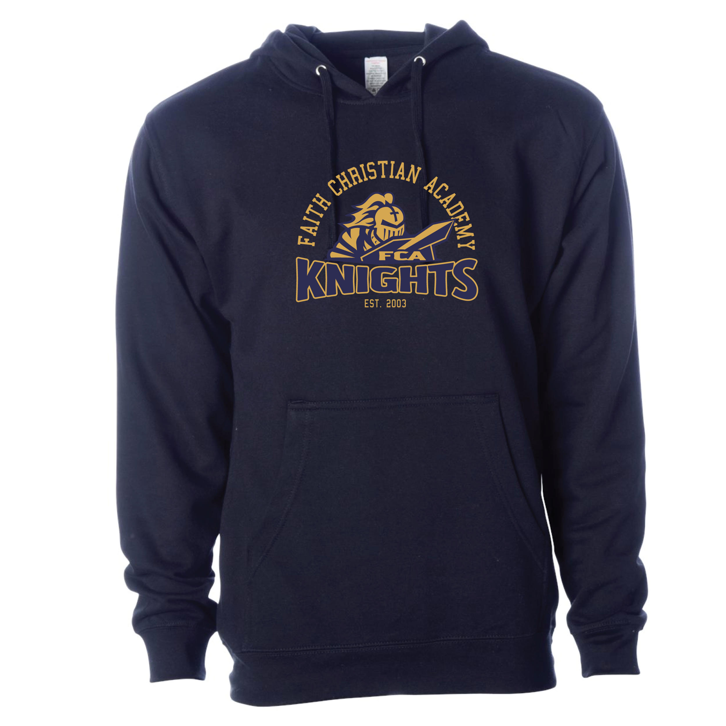 FCA Arch | ADULT Independent Trading Company Midweight Hoodie in Navy