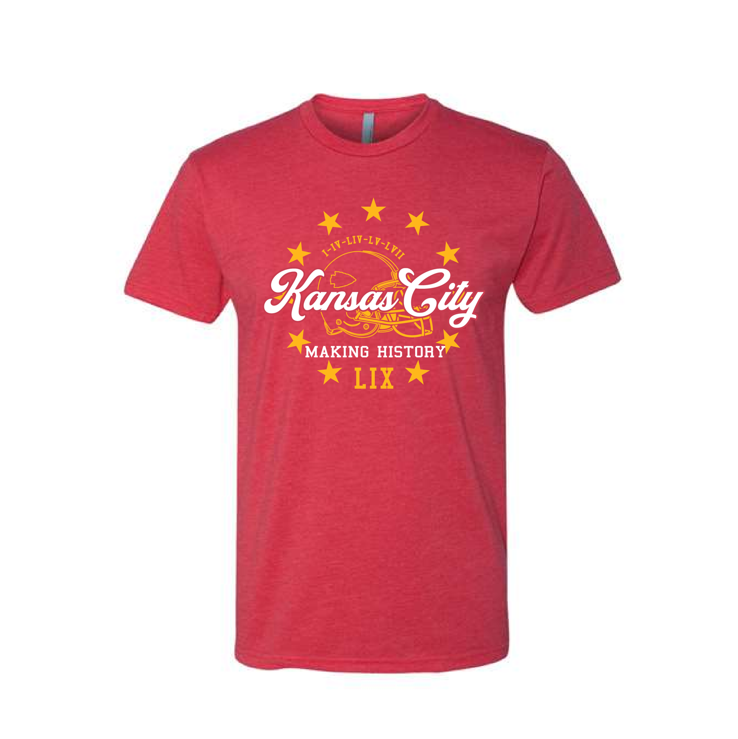 KC Making History | Next Level CVC Tee in Red