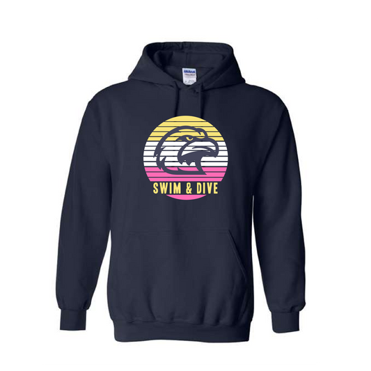 LN Swim Eagles | Adult Gildan Heavy Blend Hoodie