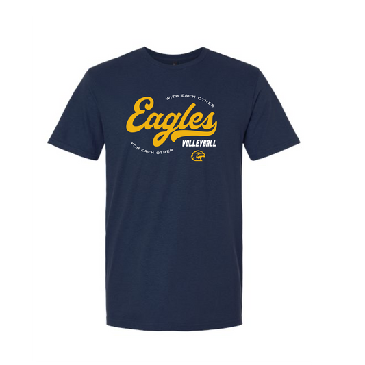 LNVB Eagles Softstyle Tee in Navy