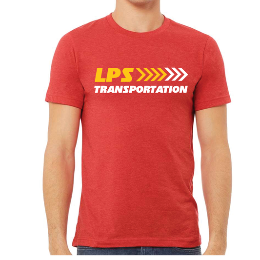 Chiefs-Style Tee in Heather Red | LPS Transportation