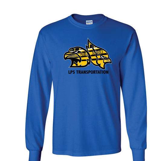 Back to Back Birds Long Sleeve Tee in Royal | LPS Transportation