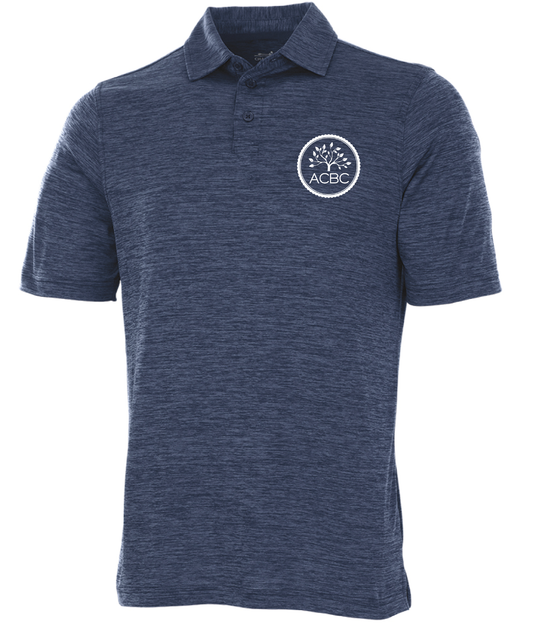 ACBC | Embroidered Performance Polo in Navy