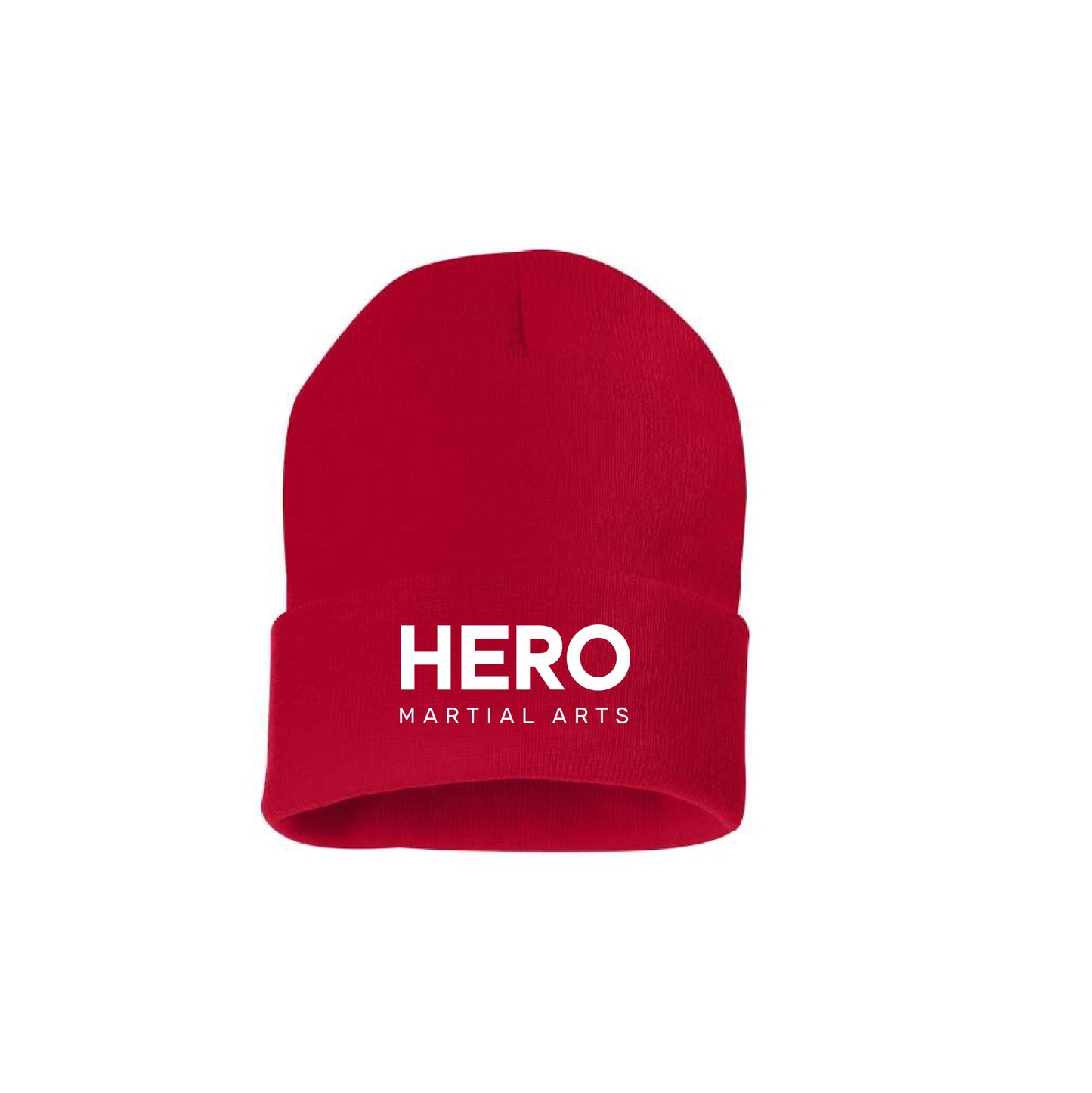 HERO Martial Arts | Sportsman Cuffed Beanie in Red