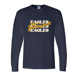 SVMS Volleyball | TEAM SHIRT Long Sleeve Tee in Navy