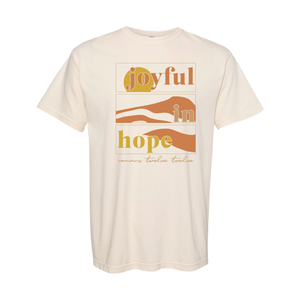 St James "Joyful in Hope" | Comfort Colors Garment-Dyed Heavyweight Tee in Ivory