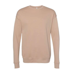 Load image into Gallery viewer, St. James &quot;Pray&quot; | Embroidered Bella Canvas Unisex Sponge Fleece Drop Shoulder Crewneck Sweatshirt in Sandstone
