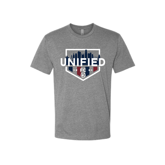 Unified City | ADULT Next Level CVC Tee in Dark Heather Grey