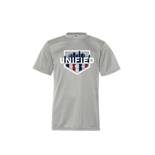Unified City | YOUTH C2 Sport Performance Tee in Silver