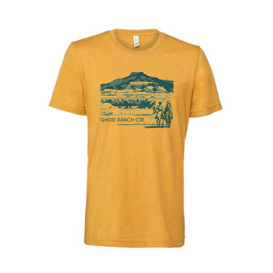 Ghost Ranch CTR Unisex Triblend Tee in Mustard