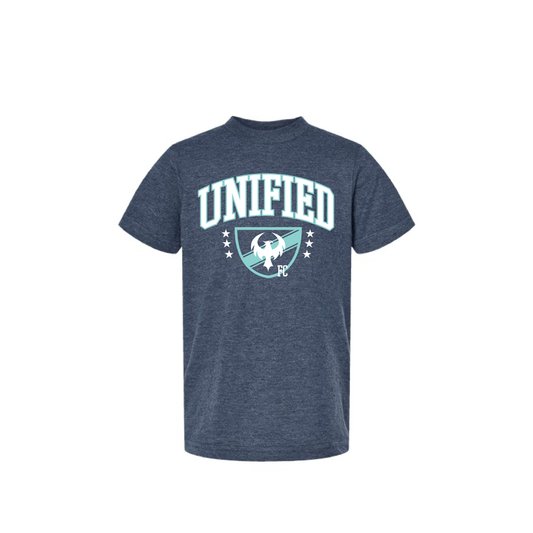 Unified | YOUTH Tee in Heather Denim