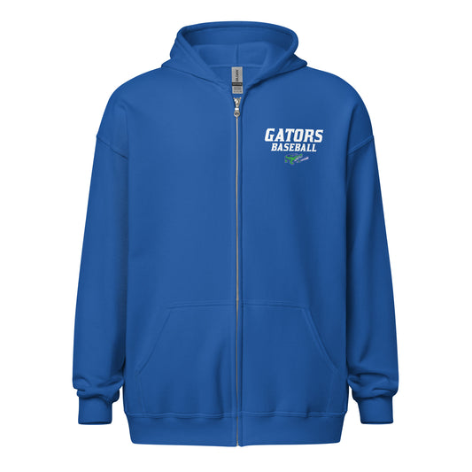 Gators Baseball Gildan Zip-Up Hoodie