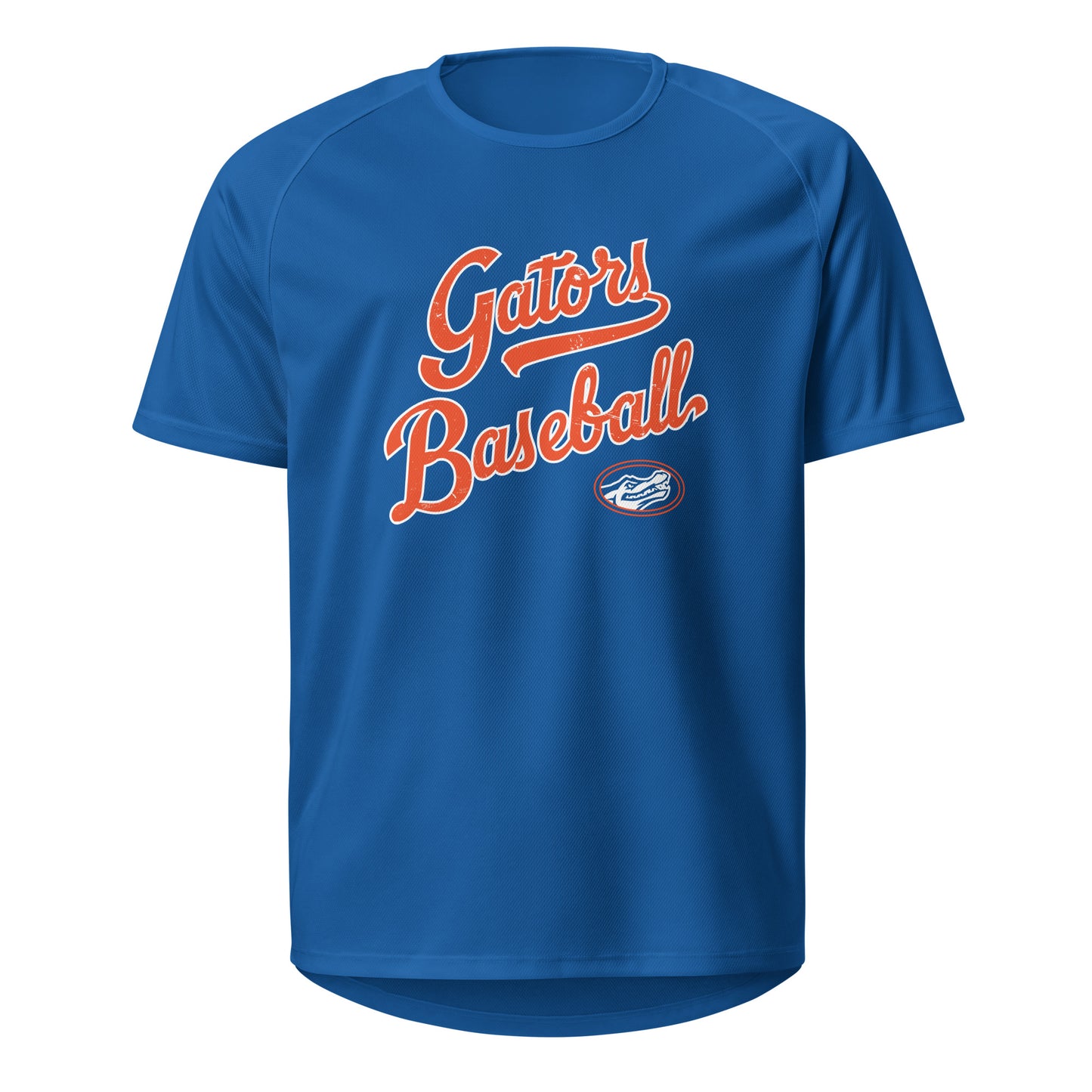 Gators Baseball Jersey-style Performance Tee in Royal