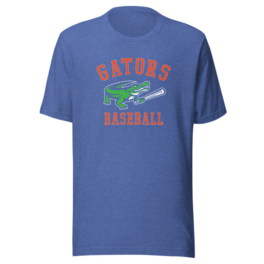 Gators Baseball Big Gator Jersey Tee in Heather Royal