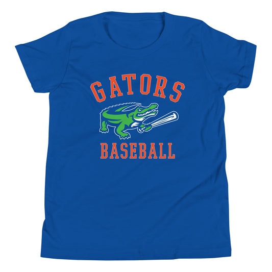 Gators Baseball YOUTH Big Gator Jersey Tee in Royal