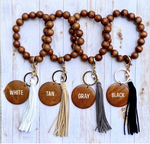 Load image into Gallery viewer, KC Beaded Wristlet Key Rings // Sets of 10
