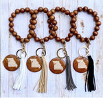 Load image into Gallery viewer, KC Beaded Wristlet Key Rings // Sets of 10
