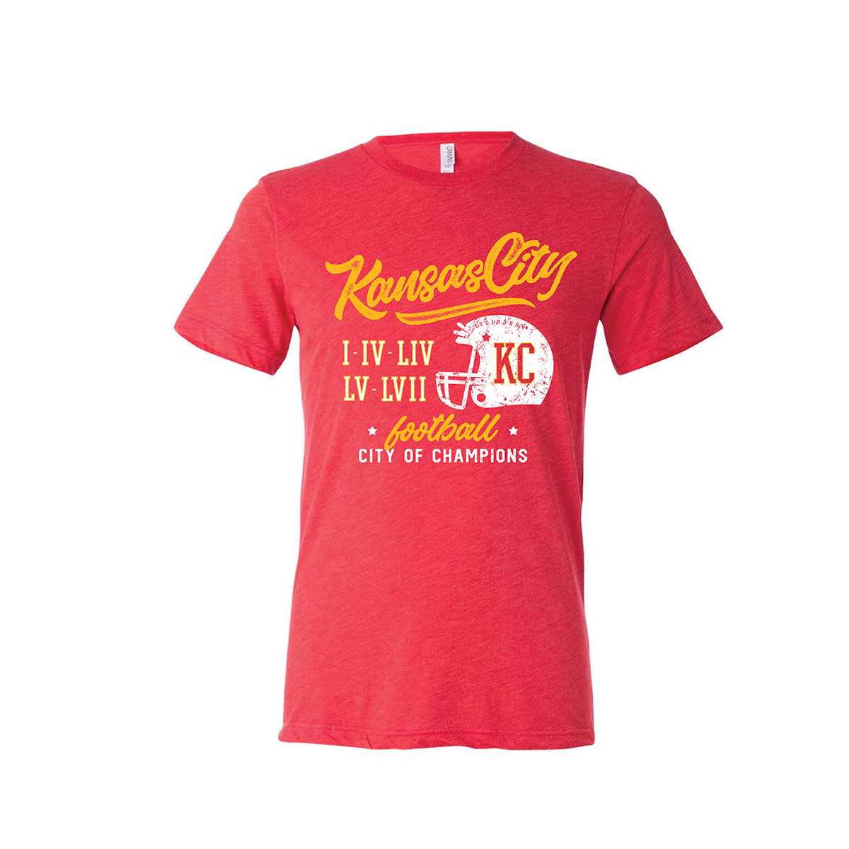 City of Champions Youth Tee in Red