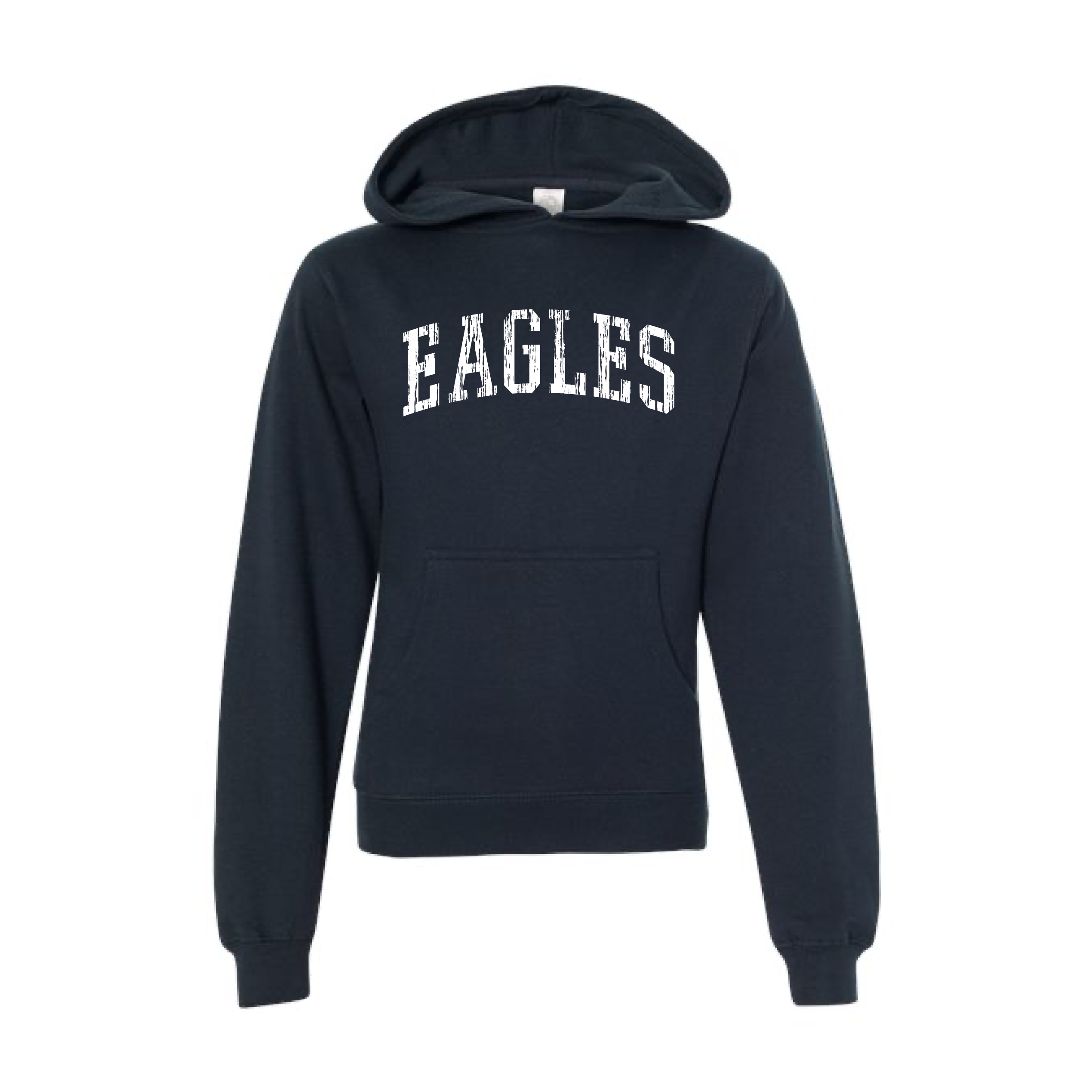 EAGLES YOUTH Independent Trading Co. Midweight Hoodie in Navy