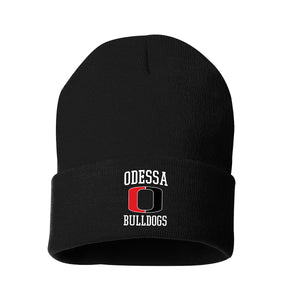Odessa "O" Bulldogs Beanie in Black