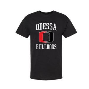 Odessa "O" Bulldogs Unisex M&O Soft Touch Tee in Black