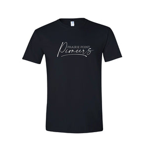 Pioneers Adult Cotton Softstyle Tee in Black