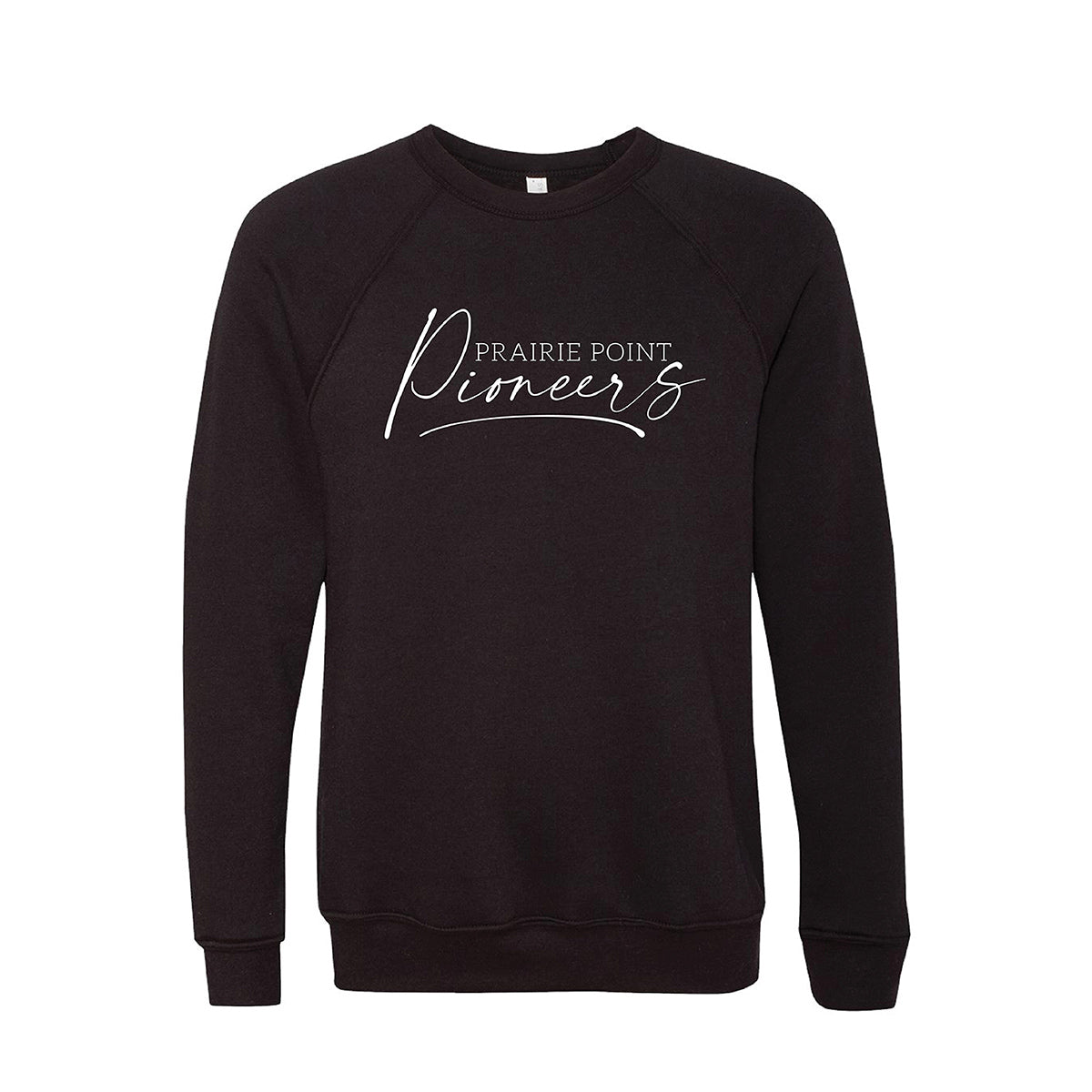Pioneers Adult Unisex Crewneck Sweatshirt in Black