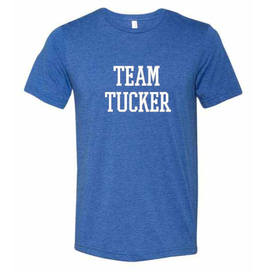Bella Canvas Triblend Tee in True Royal